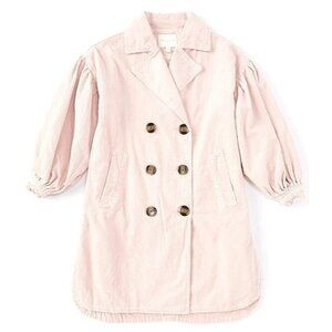 Chelsea and Violet Jacket Girl size L 14 Pink Short Corduroy Shacket Coat Whimsy